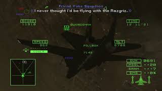 Ace Combat 5 Mission 27 ACES with all dialogues