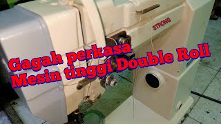 cara menggunakan Mesin jahit sepatu double roll