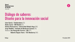 Diálogo de saberes: Diseño para la innovación social