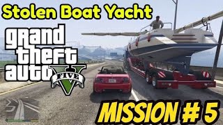 stolen boat yacht gta v