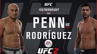 Bj Penn -Vs- Yair Rodriguez ☆EA Sport UFC 2☆