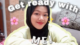 Get ready with me 🧡| edisi Makeup sehari-hari.