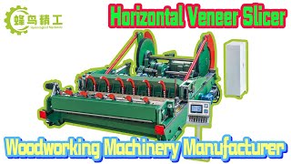 Woodworking Recon Engineer Horizontal Veneer Slicing Slicer Machine｜Yatay Kaplama Dilimleyici