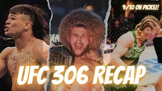 Best Card of the year?? UFC 306 Recap