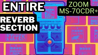 "New MS-70CDR+ Has Best Multi FX Reverbs?" | Zoom MS-70CDR+|