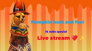 Wildcraft: Pumpkin Hunt 🎃 ||LIVE STREAM 🔴|| 1k Subs special