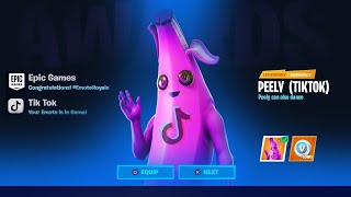 How To Get The "TIKTOK PEELY" Skin In Fortnite! (Fortnite X Tiktok)