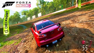 Mitsubishi Lancer Evo X GSR Forza Horizon 5 - Realistic Driving Simulator