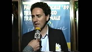 1989: Congresso Partito Radicale Transpartitico Transnazionale con Francesco Rutelli