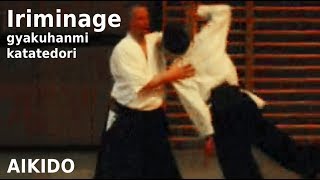 Aikido - IRIMINAGE on gyakuhanmi katatedori attack, by Stefan Stenudd in 2003