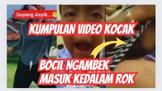 BOCAH NGAMBEK MASUK KE DALAM ROK #VIDEOLUCU