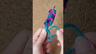 Macrame Mermaid Keychain Tutorial #shorts #macrame #tutorial