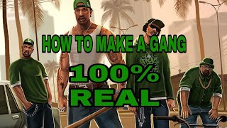 How to make a gang (FULL TUTORIAL) | GTA SAN ANDREAS (ANDROID)