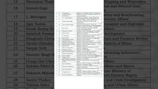 Modi 3.0(council of ministers) #shorts #modi3.0 #cabinet #