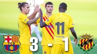 Barcelona 3-1 Gimnastic ll Highlights ll Choto SwaPno