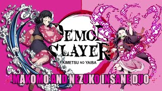 MAKOMO and NEZUKO Dominating |Online Ranked Matches Demon Slayer Hinokami Chronicle|