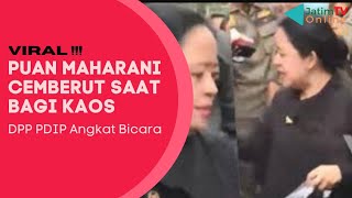 Viral PUAN MAHARANI Cemberut Bagikan Kaos, PDIP Angkat Bicara