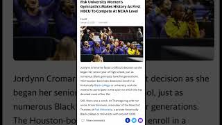 Fisk University Women's Gymnastics Makes History As First HBCU To Compete At NCAA Level