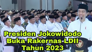 Presiden Jokowi buka Rakernas LDII Tahun 2023