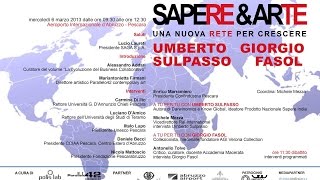 Sapere&Arte Giorgio Fasol, Umberto Sulpasso