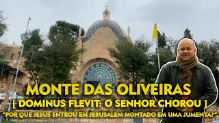 Monte das Oliveiras [ Dominus Flevit ] - "Por que Jesus entrou em Jerusalém Montado em uma Jumenta?"