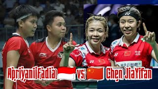 Chen Qing Chen/Jia Yi Fan vs Apriyani Rahayu/Siti Fadia | Badminton Olimpiade Paris 2024