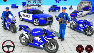 Police Cargo Transports Truck Driving - Police Car Game 2022 - Criminal Sk Gaming | PCTD.20