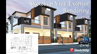 Vray rendering in sketchup tutorial 2