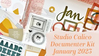 Studio Calico January 2023 Documenter Kit Unboxing and My Thoughts About The New Kit Format