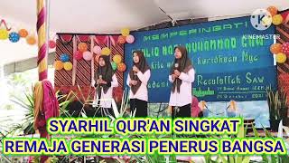 Syarhil Qur'an Singkat. Remaja Yang Berkualitas Generasi Penerus Bangsa