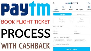 Paytm Flight Tickets booking With Cashback