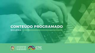 Conteúdo Programado- SIGUEMA