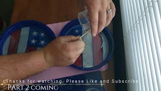 American Flag Plate/Decor RESIN!! Part 1 of 2