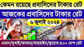 আজকের টাকার রেট | Ajker takar rate koto | সৌদি/দুবাই/কাতার/বাহরাইন/কুয়েত আজকের দিনারের রেট কত