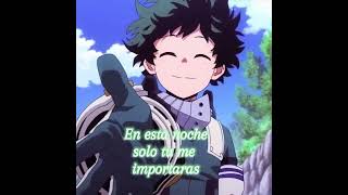 Deku cantando Night Dancer|Pedido|