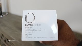 Apple Watch Sport 42mm Space Gray Unboxing