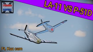 Lavochkin La-11 vs P-51D-30 DOGFIGHT | Warthunder Sim | Ft Arisa