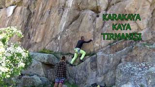 WASTED YEARS 6a, VI+ Tırmanıcı: Nazmi Öztürk Eskişehir Karakaya Kaya Tırmanışı Rock Climbing Turkey