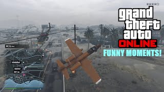 GTA Online Funny Moments! (Strange Glitches, Sumo Epic Fail, Car Accidents and... Just Accidents.)