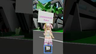 Finally l  bought  Robux #roblox #robloxbrookhaven #youtubeshort #subscribe #shorts