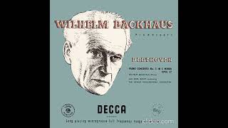 Wilhelm Backhaus - Beethoven: Piano Concerto No. 3 in C minor, Op. 37