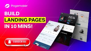 No Coding Needed! Build Landing Pages in 10 Mins with Pagemaker