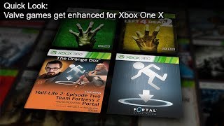 Valve games get enhanced for Xbox One X (4K)