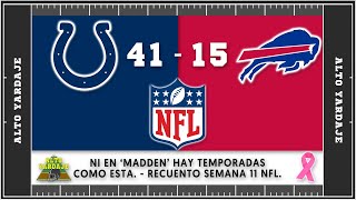 RECUENTO SEMANA 11 NFL. TEMPORADA PARA NO CREERSE. EN EL COLLEGE, GEORGIA Y OHIO STATE DOMINAN (130)