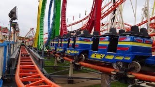 LARGEST TRAVELLING COASTER IN THE WORLD - OLYMPIA LOOPING POV, HYDE PARK WINTER WONDERLAND