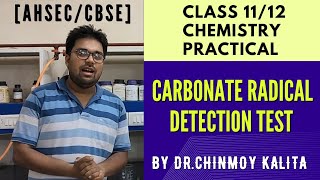 Carbonate Radical Detection Test|Class 11/12 Chemistry Practical#ahsec_guide  #chemistrypracticals