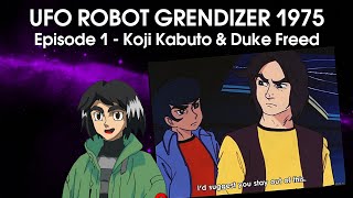 UFO ROBOT GRENDIZER ep 1 - REVIEW