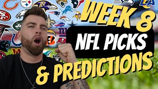 NFL PICKS AND PREDICTIONS WEEK 8 2022 !!