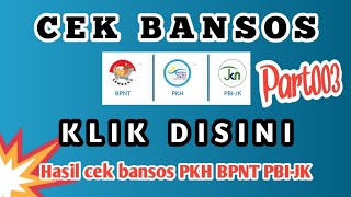 HASIL CEK KEAKTIFAN BPJS Kes