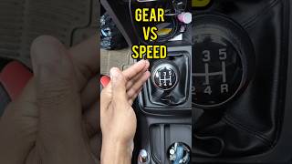 Speed vs gear change I More fuel efficiency I #gearshift #shorts